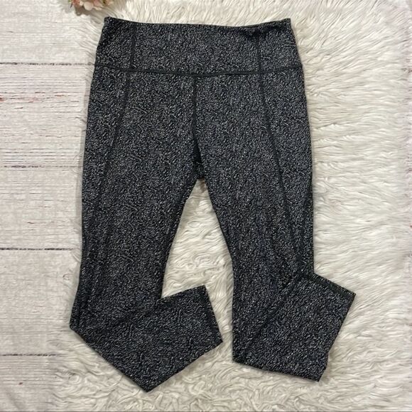 Athleta Lightning Static 7/8 Tight Speckled High Rise Leggings S - Picture 3 of 6